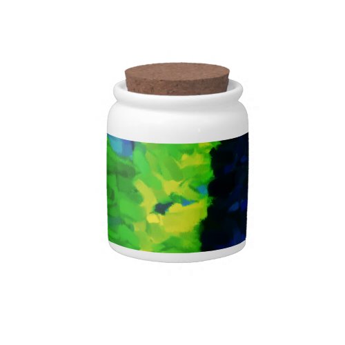 Abstract Painting  Abstract Art 18 Candy Jar