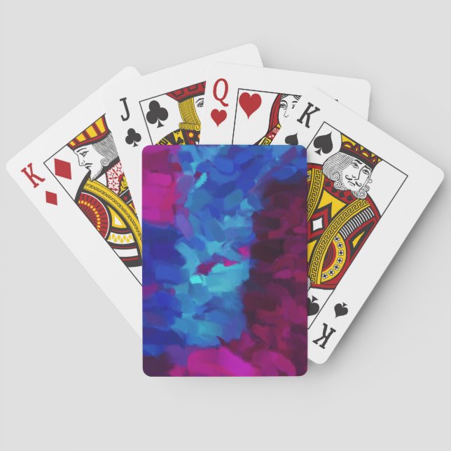 Abstract Painting | Abstract Art 6 Poker Cards (Back)