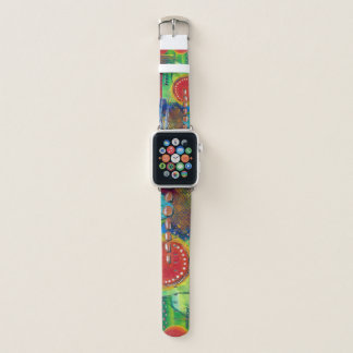 Abstract Painting Apple Watch Band