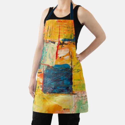 Abstract Painting Apron