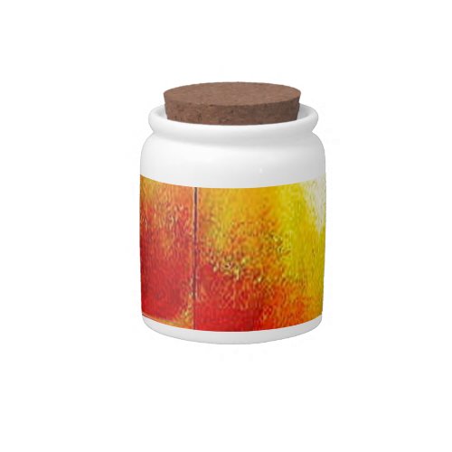 Abstract Painting by Hizli Candy Jar