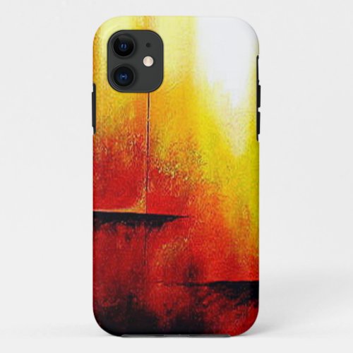 Abstract Painting by Hizli iPhone 11 Case