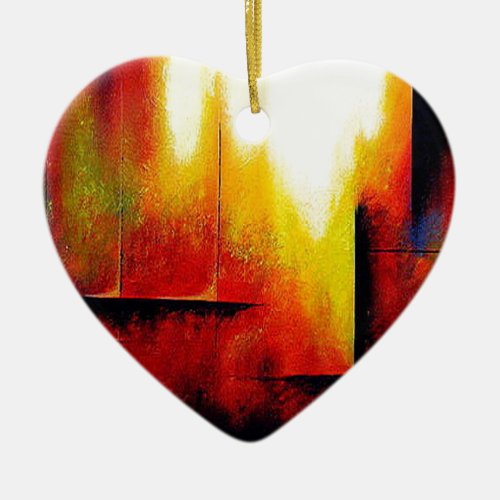 Abstract Painting by Hizli Ceramic Ornament