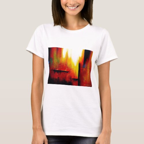 Abstract Painting by Hizli T_Shirt