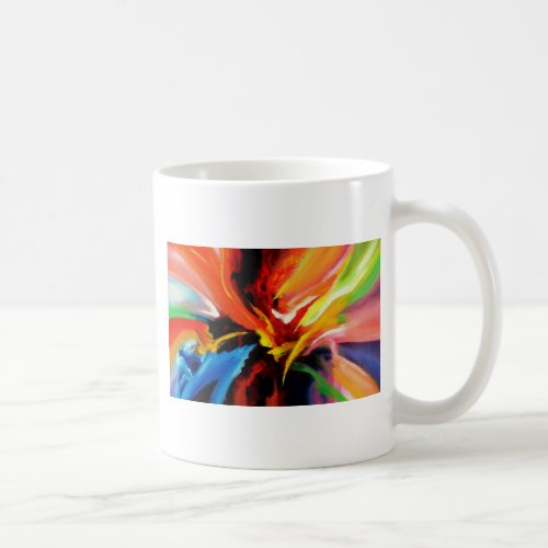 Abstract Painting by Serdar Hizli Coffee Mug