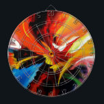 Abstract Painting by Serdar Hizli Dartboard With Darts<br><div class="desc">Contemporary Abstract Painting by Serdar Hizli</div>