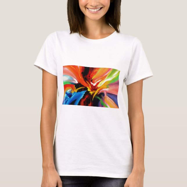 Abstract Painting by Serdar Hizli T-Shirt (Front)
