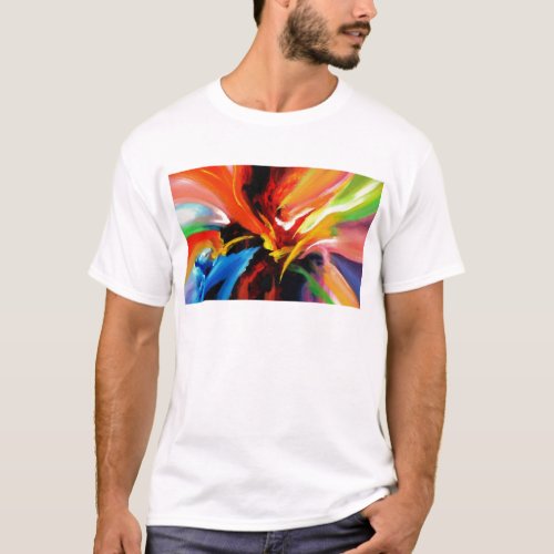 Abstract Painting by Serdar Hizli T_Shirt