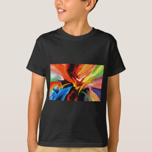 Abstract Painting by Serdar Hizli T_Shirt