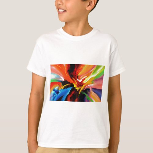 Abstract Painting by Serdar Hizli T_Shirt