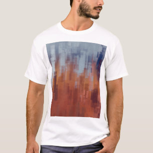 Abstract painting, colorful concrete wall. T-Shirt