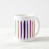 Abstract Painting | Colorful Paint Brush Strokes Coffee Mug (Front Right)