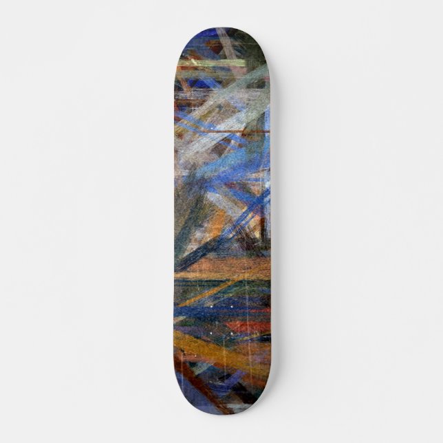 Abstract Painting Colors #16 Skateboard (Front)