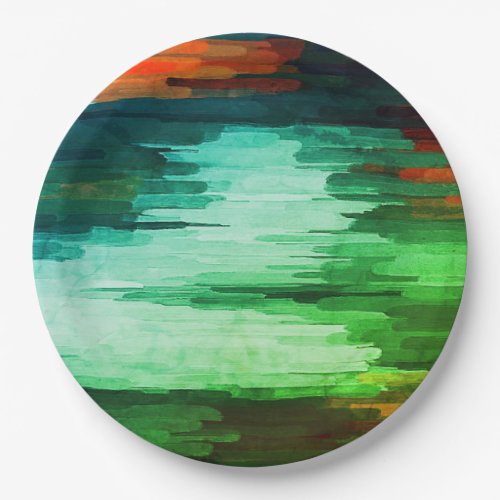 Abstract Painting Colors 49 Paper Plates