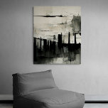 Abstract Painting "Dark Streambed". Canvas Print<br><div class="desc">The artwork is a deep impression of my thoughts and inspirations with the essence of nature. I am inspired by the beauty of genuine color, creativity and diversity of environments. Alex Lansky is abstract artist based in Sao Paulo, he captures the beauty of local landscapes and rethinks compositions that emphasize...</div>