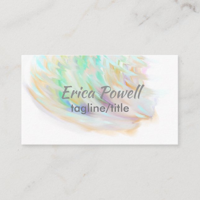 abstract painting design business card custom (Front)