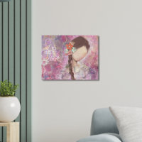 Abstract painting Do what You Love Quote