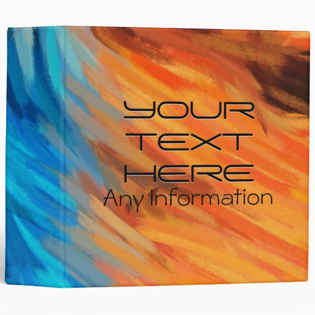 Abstract Painting | Dynamic Colors 26 Binder (Front/Spine)