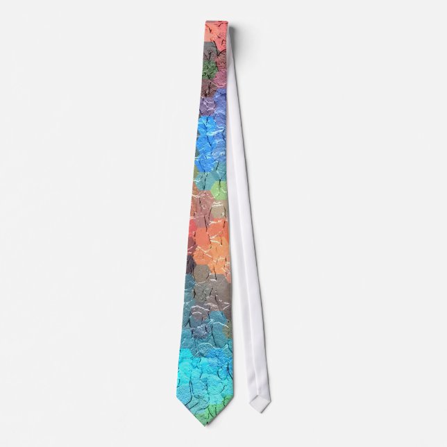 Abstract Painting | Dynamic Colors 2 Neck Tie (Front)