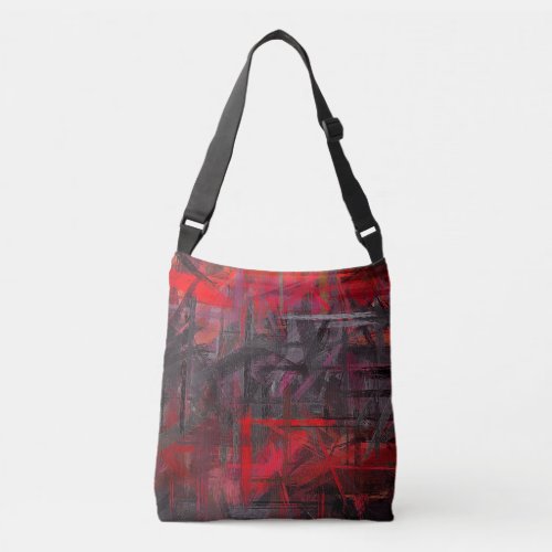 Abstract Painting  Dynamic Colors 44 Pet Bed Crossbody Bag