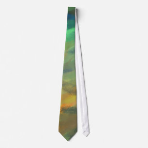 Abstract Painting Dynamic Colors #77 Neck Tie