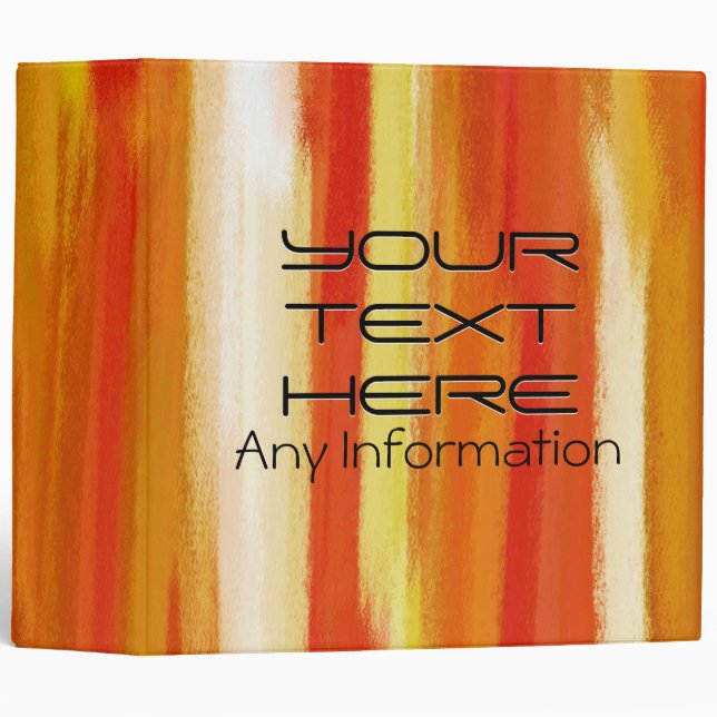 Abstract Painting | Dynamic Colors 8 Binder (Front/Spine)