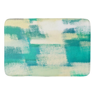 Abstract Painting   Dynamic Colors Bath Mat