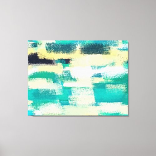 Abstract Painting  Dynamic Colors Canvas Print