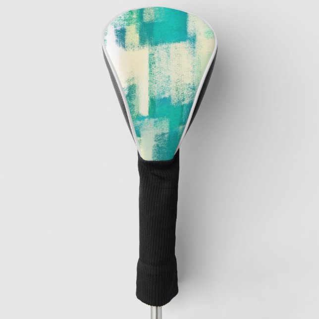 Abstract Painting | Dynamic Colors Golf Head Cover (Front)
