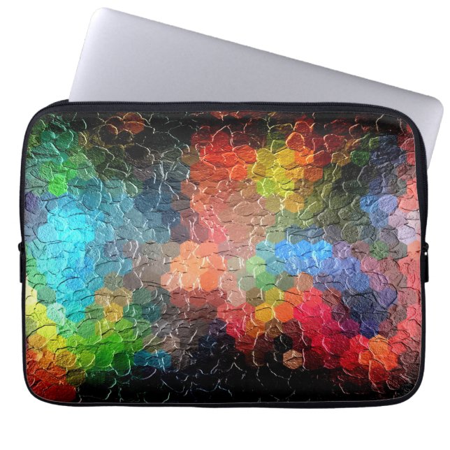 Abstract Painting | Dynamic Colors Laptop Sleeve (Front)