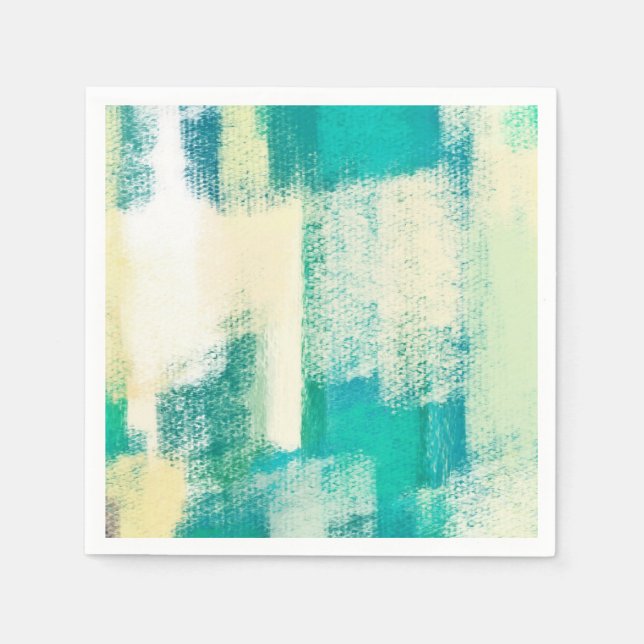 Abstract Painting | Dynamic Colors Napkins (Front)