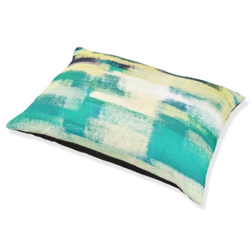 Abstract Painting  Dynamic Colors Pet Bed