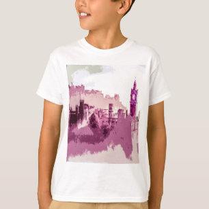 Abstract Painting Edinburgh Capital of Scotland T-Shirt