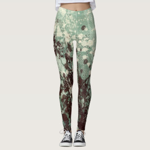 Abstract Painting "Faoileag air laimrig" Leggings