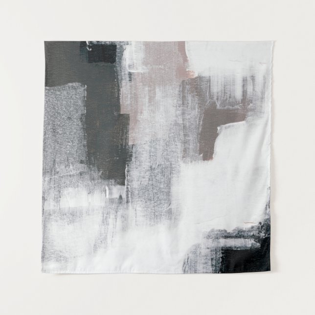 Abstract painting. Hand painted trendy artwork. Na Tapestry (Front)