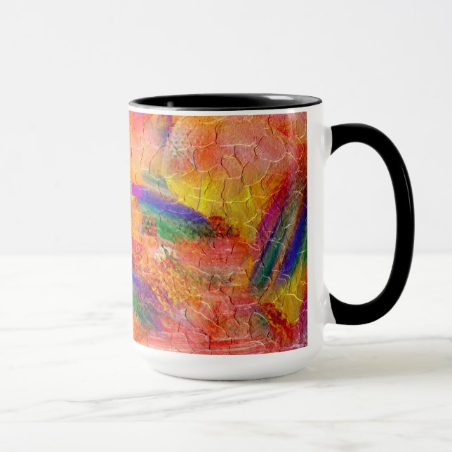 Abstract painting Infinite sunset #2 Mug (Right)