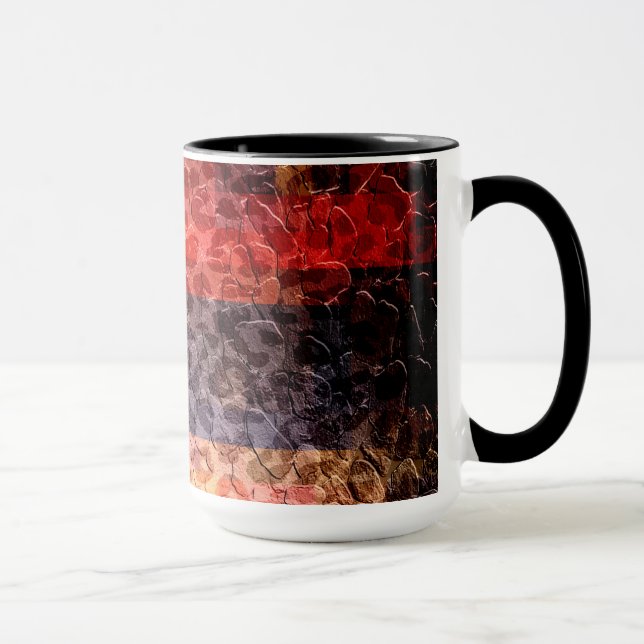 Abstract painting Infinite sunset Mug (Right)