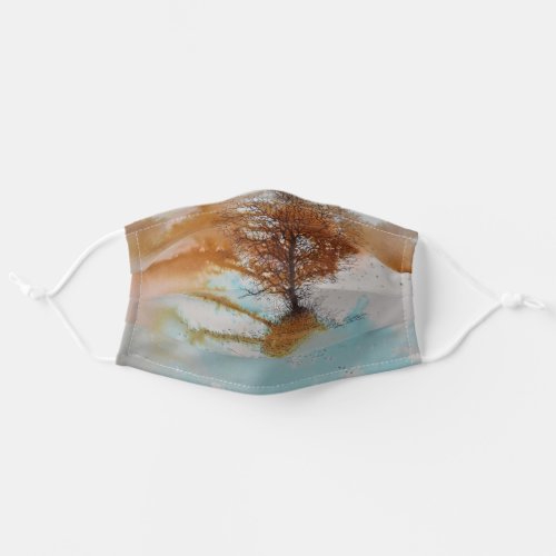 Abstract Painting Landscape Tree Art Adult Cloth Face Mask