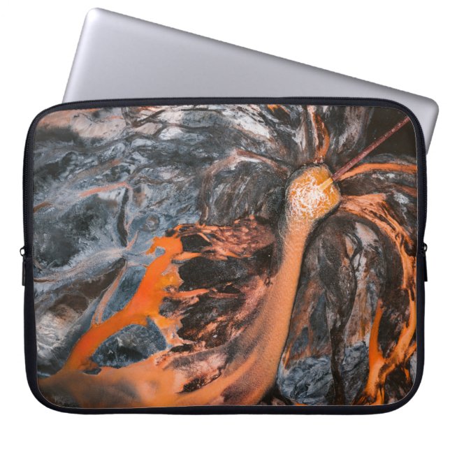 Abstract painting laptop sleeve (Front)