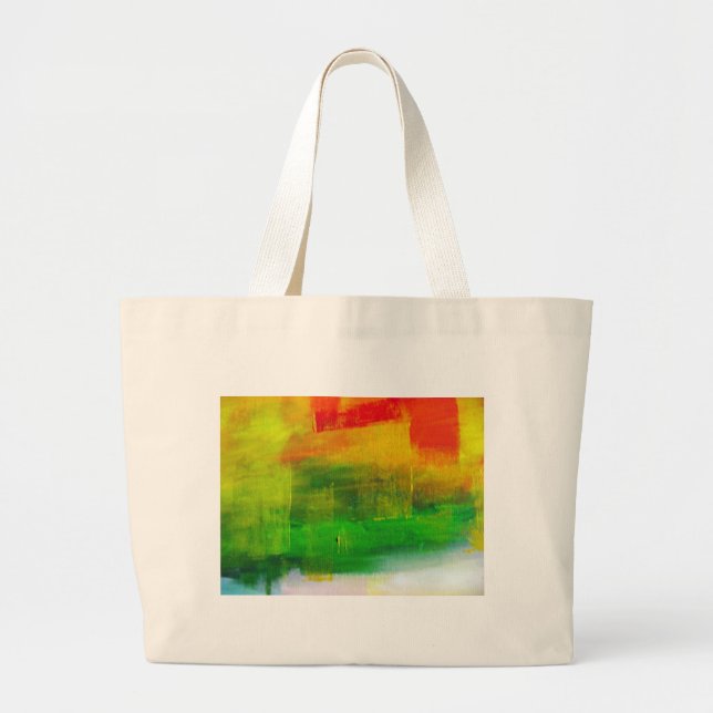 Abstract Painting Large Tote Bag (Front)