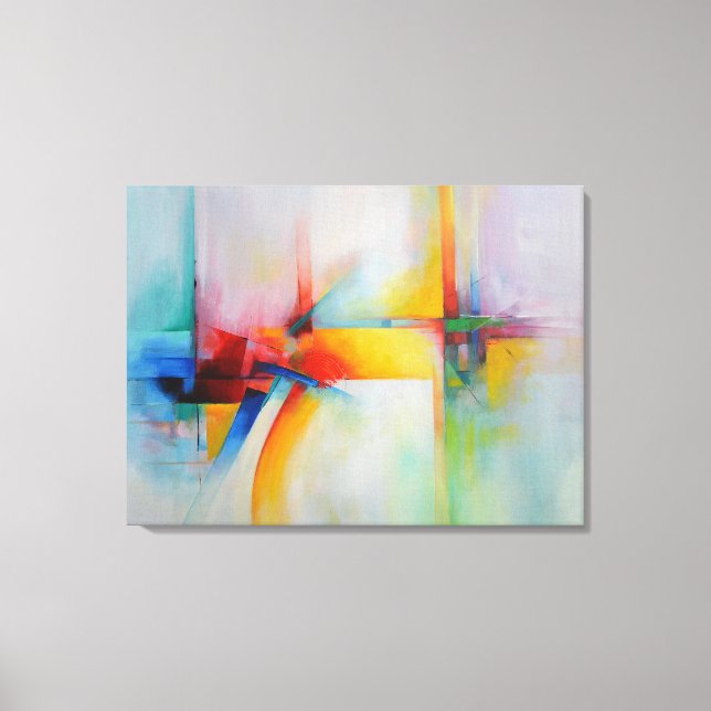 Abstract Painting Modern Art Canvas Print (Front)