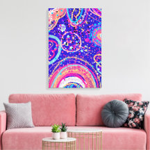 Abstract Painting: Nighttime Travels