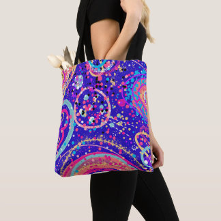 Abstract Painting: Nighttime Travels Tote Bag