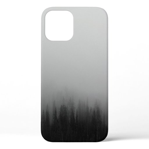 ABSTRACT PAINTING OF PINE TREE FOREST iPhone 12 CASE