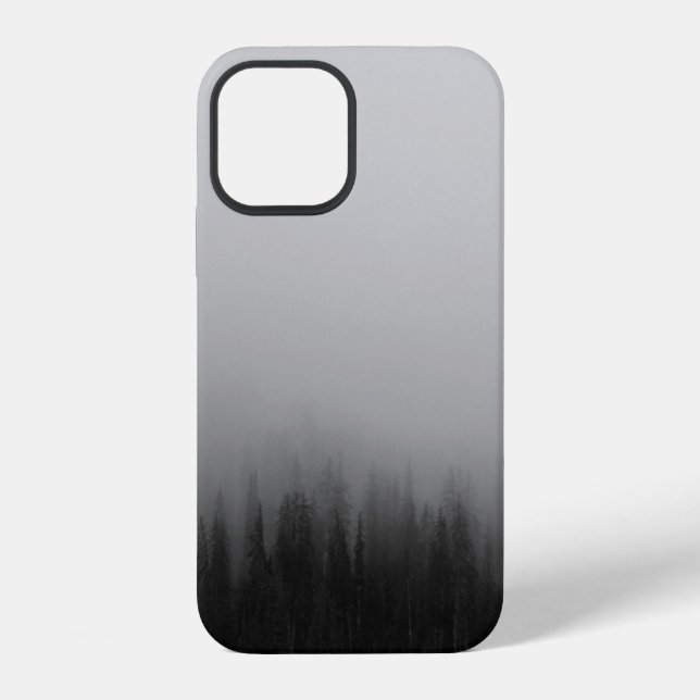ABSTRACT PAINTING OF PINE TREE FOREST IPHONE CASE (Back)