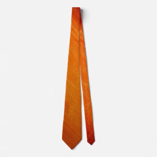 abstract painting orange neck tie