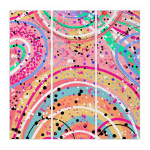 Abstract Painting: Pastel Arches