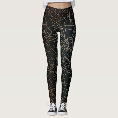 Abstract Painting Pattern Women Leggings 