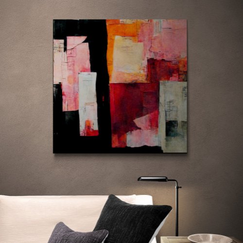 Abstract Painting Peaceful Promises    Canvas P