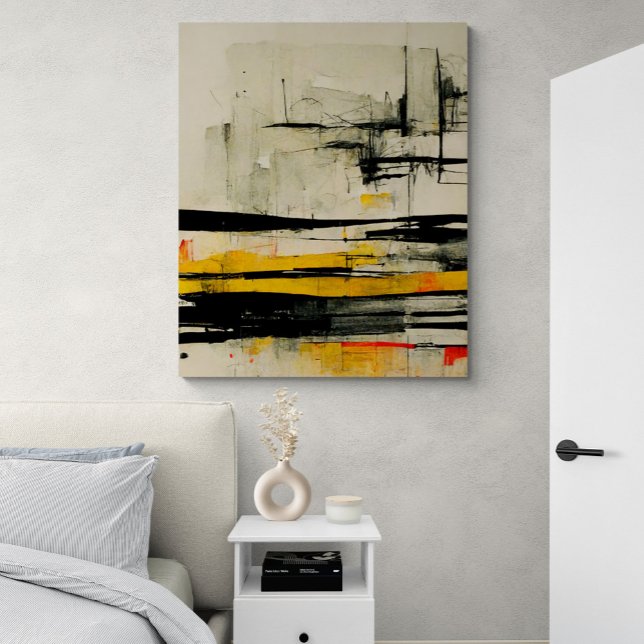 Abstract Painting "Philosophy and Abstraction".   Canvas Print (Creator Uploaded)